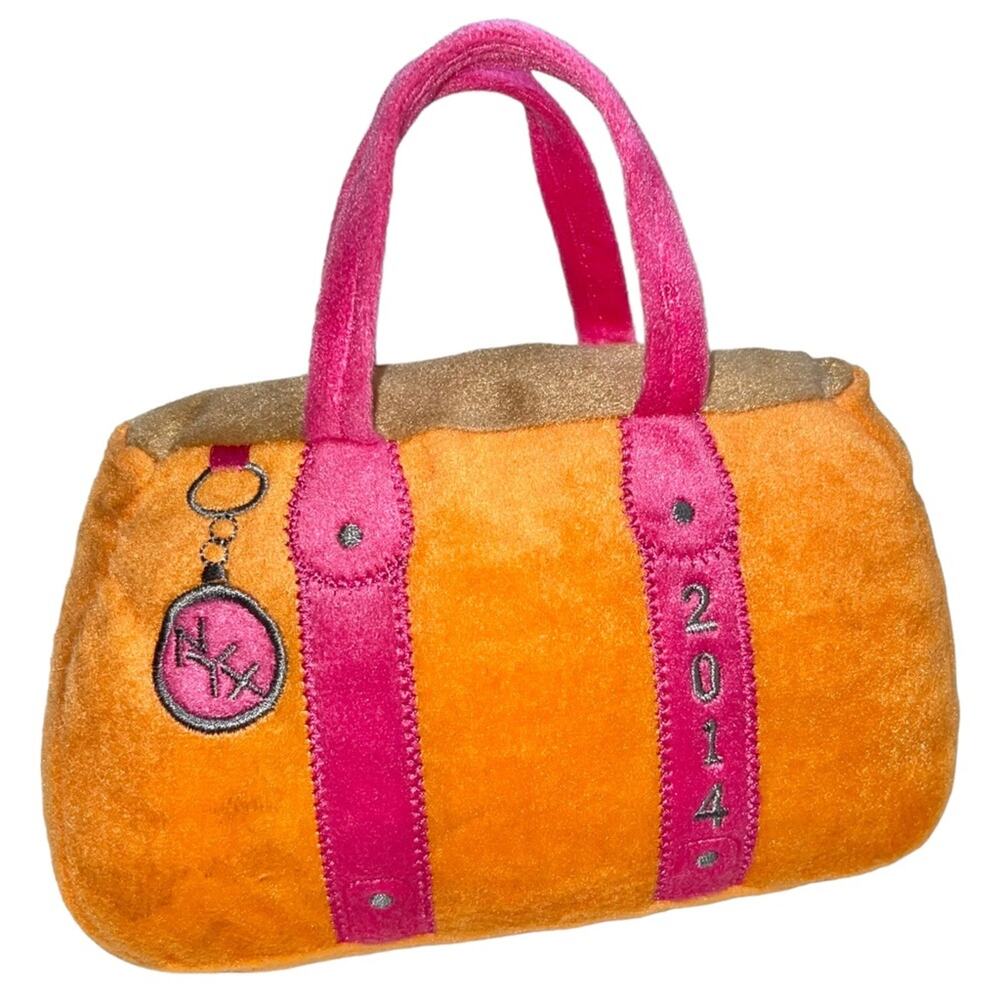2014 Mardi Gras New Orleans Krewe of NYX Throw Purse Plush Dog Toy Collectible